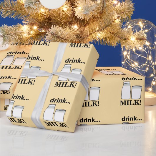 Milk Drink Milk Cadeaupapier (Feestdagen)