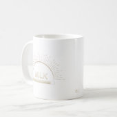 Milk Good Day Neutral Minimal Mug (Devant gauche)