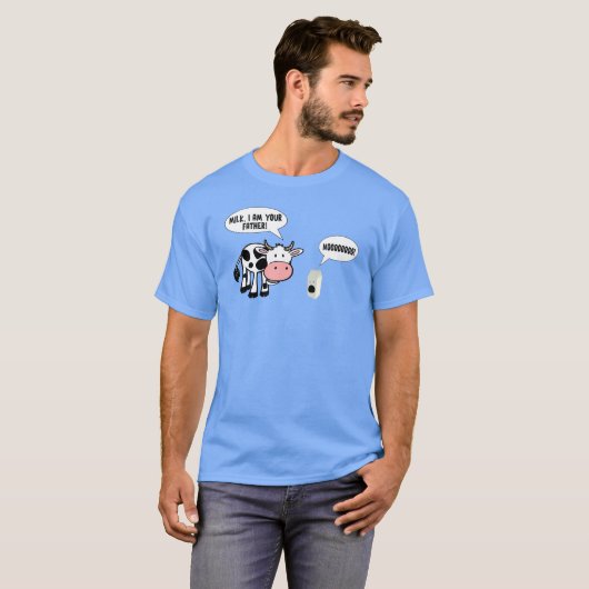 MILK, IK BEN UW VADER. T-SHIRT (Voorkant volledig)