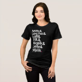 Milk Is Our Love Language Tri-Blend Shirt (Voorkant volledig)