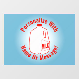 Milk Jug Raamsticker
