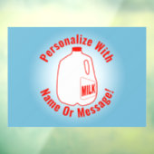 Milk Jug Raamsticker (Vel 3)