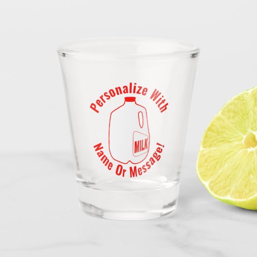 Milk Jug Shot Glas (Voorkant)