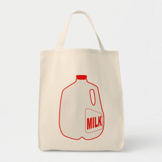Milk Jug Tote Bag (Voorkant)