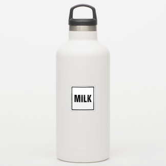 “MILK” Labelsticker – Minimalistisch ontwerp Sticker