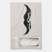 Milk Mustache Creme Theedoek (Verticaal)