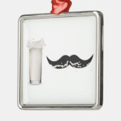Milk Mustache Metalen Ornament (Links)