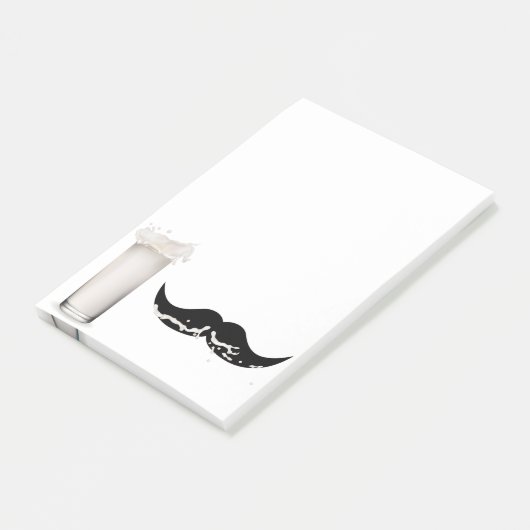 Milk Mustache Post-it® Notes (Schuin)