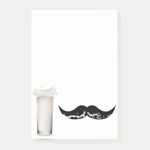 Milk Mustache Post-it® Notes