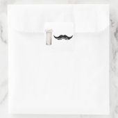 Milk Mustache Vierkante Sticker (Tas)