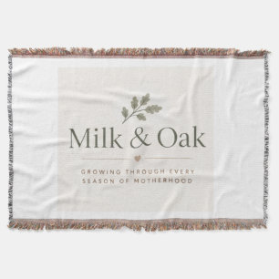 Milk & Oak Werpdeken Deken