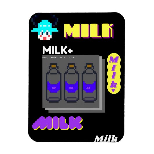 Milk party magneet (Verticaal)