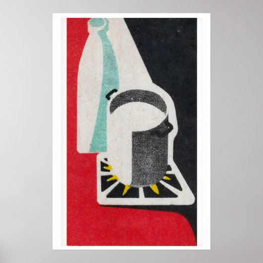 Milk Pot - Matchbox Print - Aesthetic Wall Art (Voorkant)