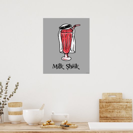 Milk Sheik Poster (Keuken)