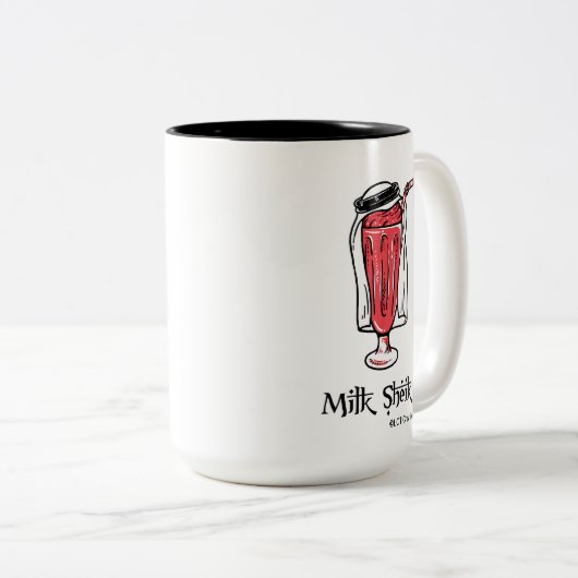 Milk Sheik Tweekleurige Koffiemok (Voorkant rechts)