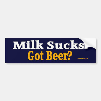 Milk Sucks Bumpersticker