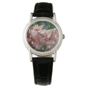 Milk Tea Orchid Horloge
