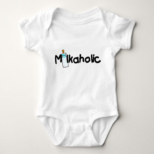 Milkaholic Baby Bodysuit (Voorkant)