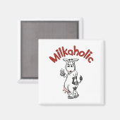 Milkaholic Magneet (Voorkant / Achterkant)