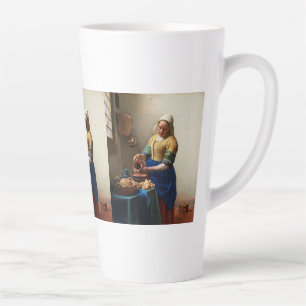 Milkmaid Kitchen Maid van Johannes Vermeer Latte Mok