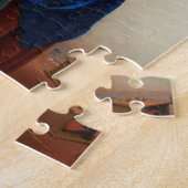 Milkmaid Kitchen Maid van Johannes Vermeer Legpuzzel (Zijkant)