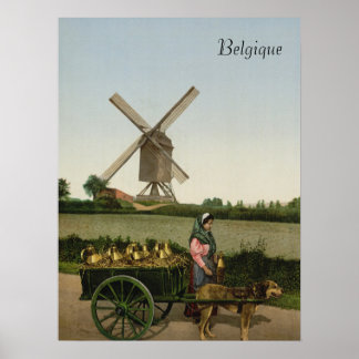 Milkseller in België Poster