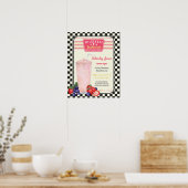 Milkshake-actie diner menu Flyer poster (Keuken)