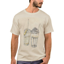 Milkshake Art T-shirt – Esthetisch T-shirt