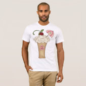 Milkshake Avec T-Shirt Pour Hommes Parapluies (Devant entier)