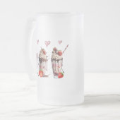 Milkshake Frosted Glass Mug (Devant gauche)
