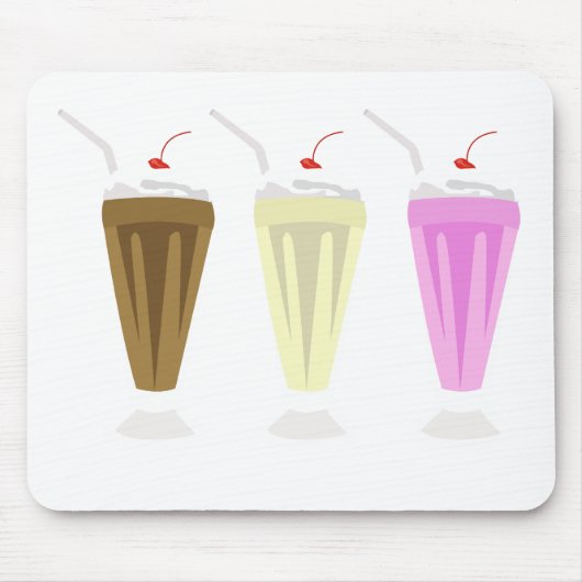 Milkshake Mousepad Muismat (Voorkant)