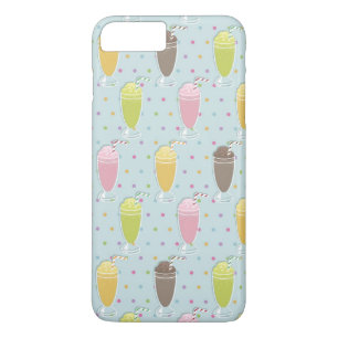 Milkshake Pattern iPhone 8 Plus / 7 Plus Hoesje