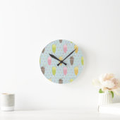Milkshake Pattern Ronde Klok (Huis)