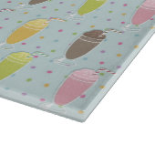 Milkshake Pattern Snijplank (Hoek)