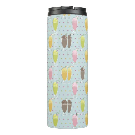 Milkshake Pattern Thermosbeker (Achterkant)