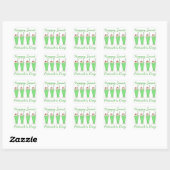 Milkshake vert Joyeux Stickers de la Saint Patrick (Feuille)