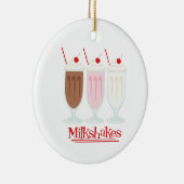 Milkshakes Keramisch Ornament (Rechts)