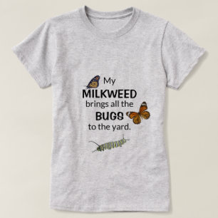 Milkweed Brings Bugs naar het Shirt van de reuzel