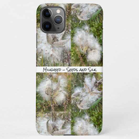 Milkweed | Natuurlijke iPhone Hoesje (Achterkant)