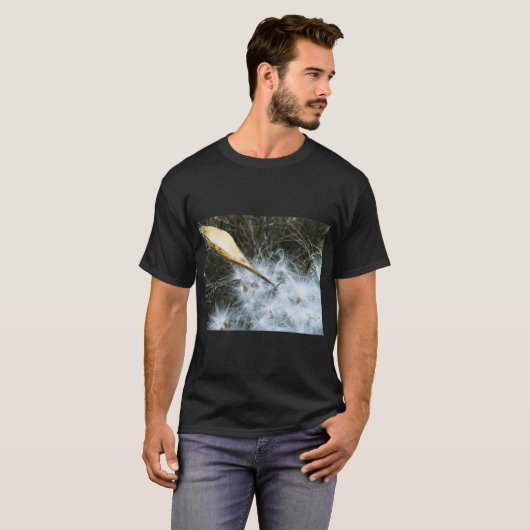 Milkweed Seeds in Gentle Motion Tee T-shirt (Voorkant volledig)