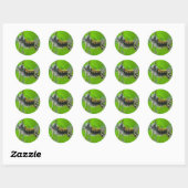 Milkweed Tussock Moth Caterstyle Items Ronde Sticker (Vel)