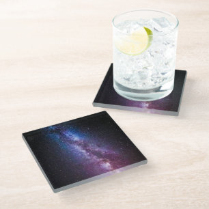 Milky-way bright coconto glazen onderzetter