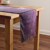 Milky way bright covu personalizable monogram korte tafelloper (Voorbeeld)