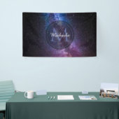Milky way bright covu personalizable monogram spandoek (Beurs)
