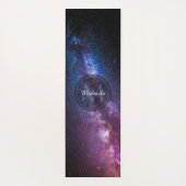 Milky way bright covu personalizable monogram yogamat (Achterkant)