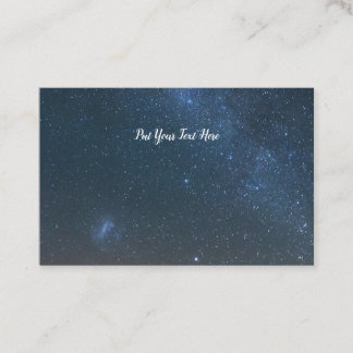 Milky Way Galaxy Background | Night Sky Stars Visitekaartje