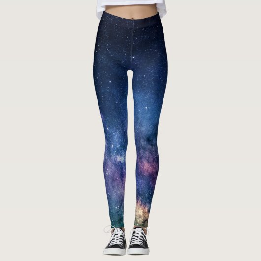 Milky Way Galaxy Leggings (Voorkant)