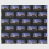 Milky Way Galaxy Over Cathedral Rock, Arizona Cadeaupapier (Vlak)