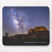 Milky Way Galaxy Over Cathedral Rock, Arizona Muismat (Voorkant)