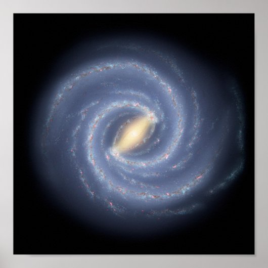 Milky Way Galaxy Poster (Voorkant)